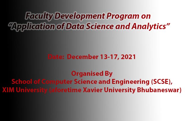 FDP on “Application of Data Science and Analytics”