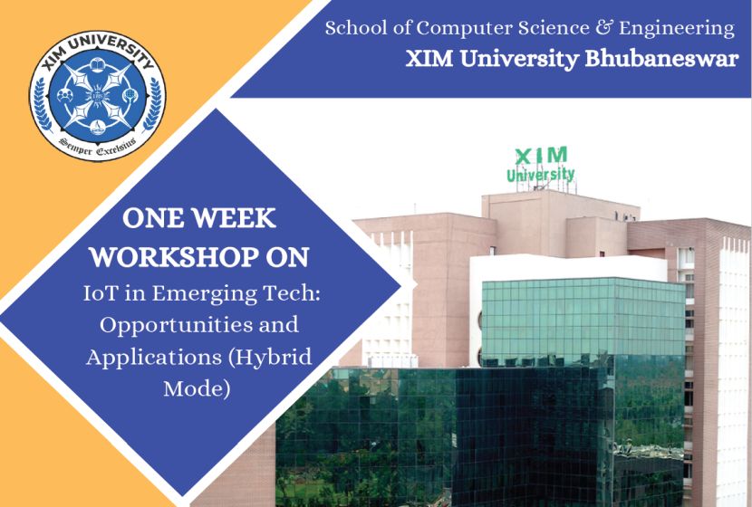 One-Week Workshop on IoT in Emerging Tech: 16th-20th Dec’24